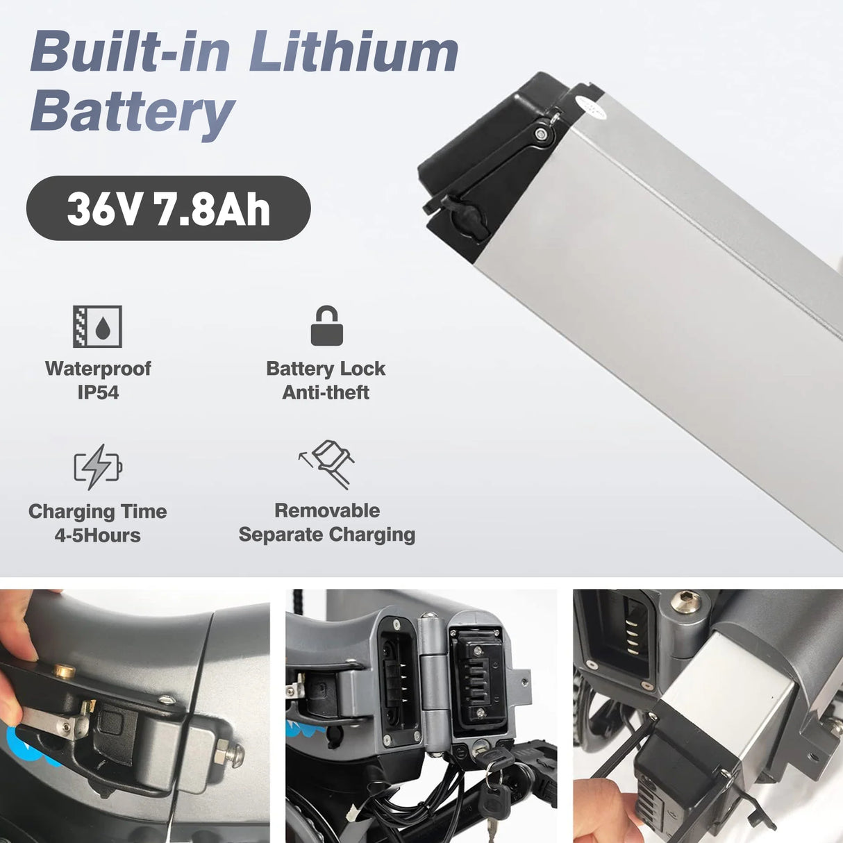 HITWAY BK2 Klappe elektrisches Fahrrad