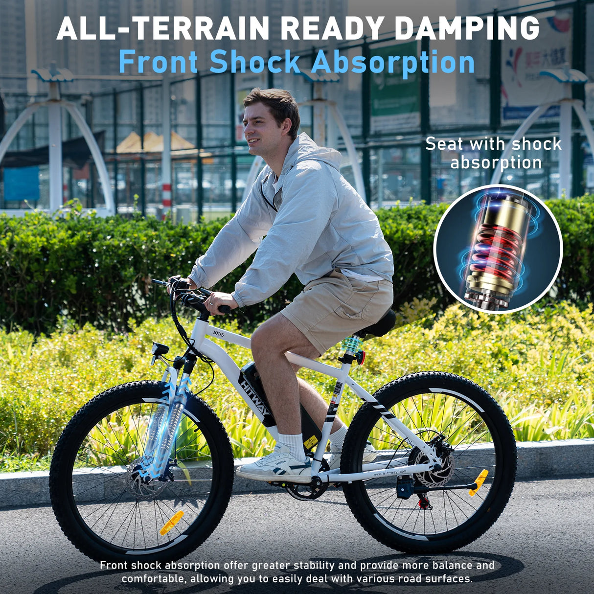 HITWAY BK15 3.0 Fettreifen Elektrofahrrad