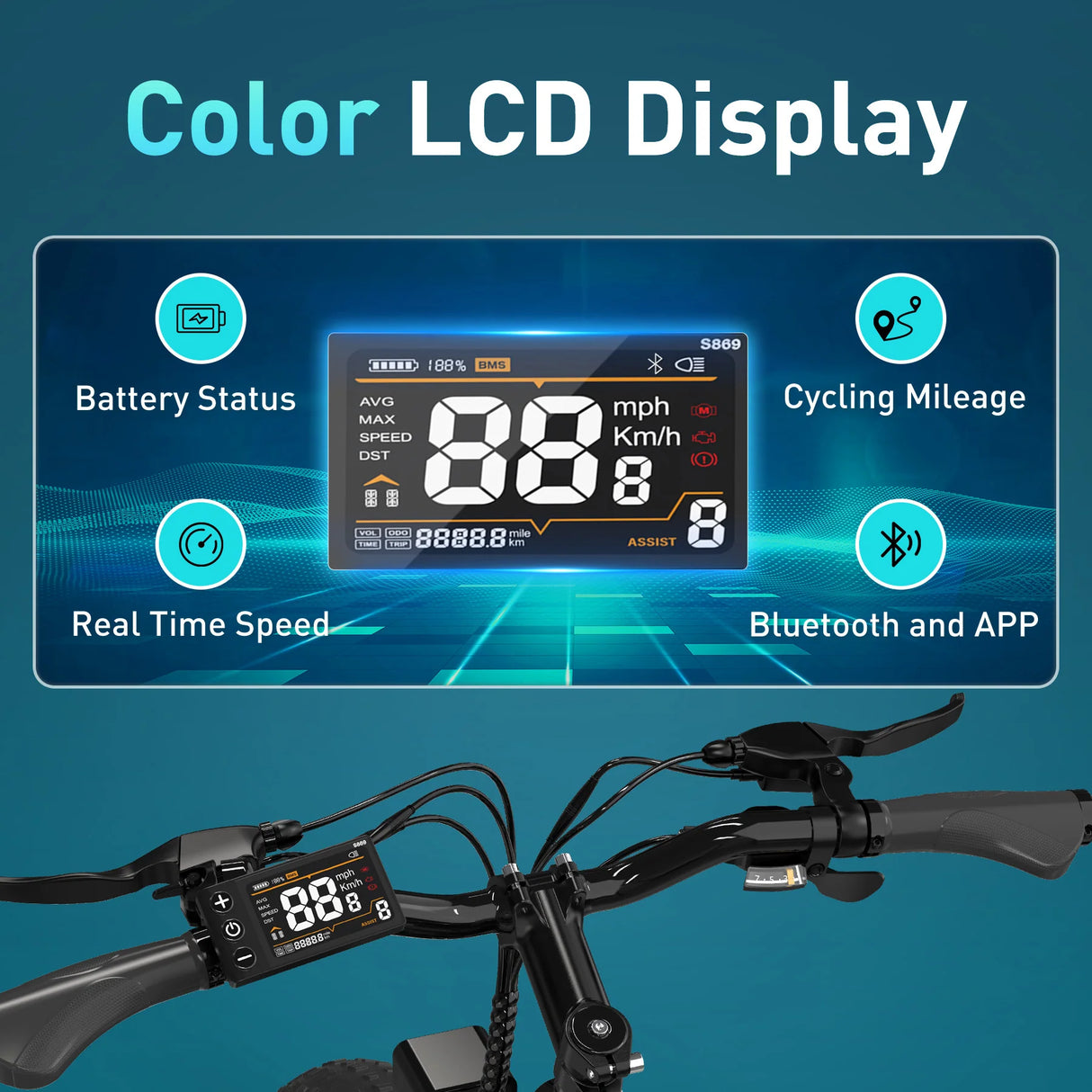 HITWAY BK15 4.0 Fettreifen Elektrofahrrad