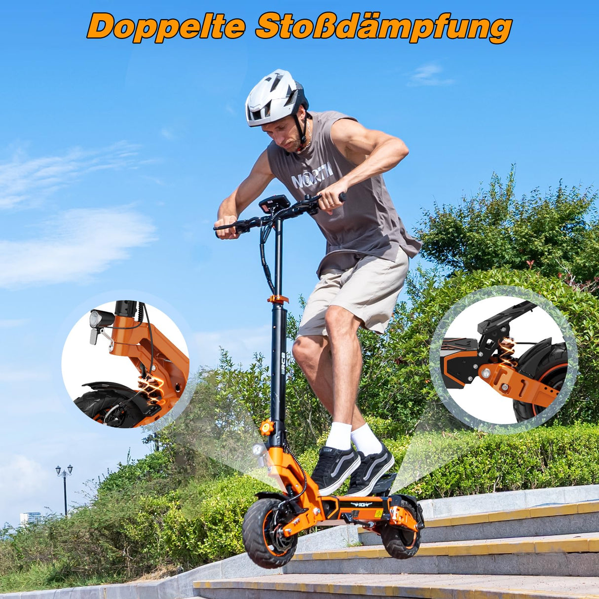 RCB D7 PRO ABE Elektroroller Blinker Ultra (RCB D7 PRO NFC+Turn Signal)