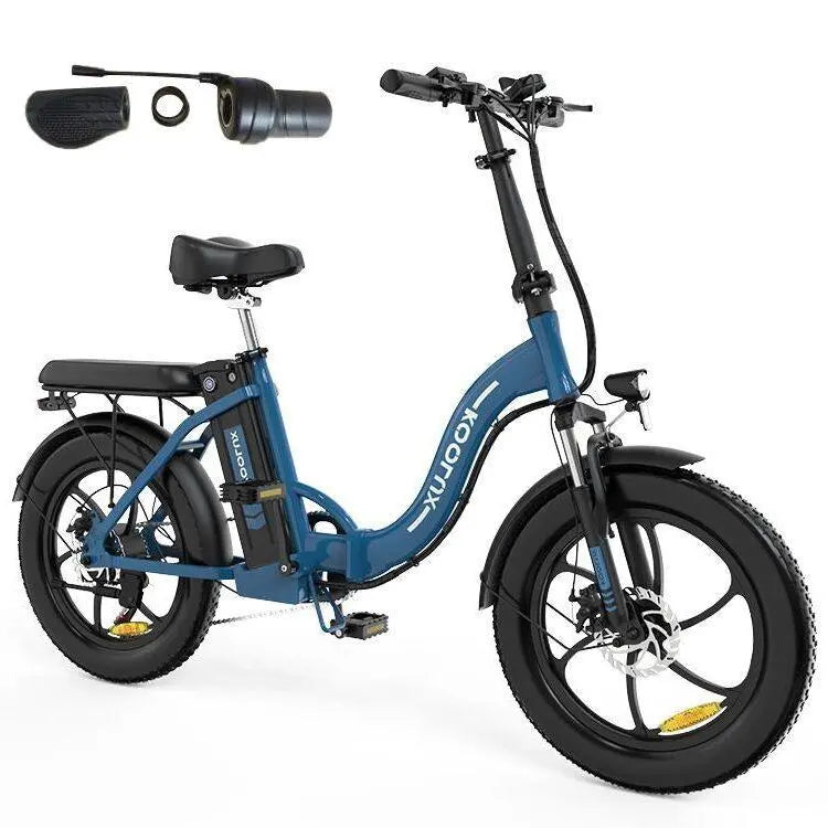 KOOLUX BK6 Foldable Electric-Bike,Throtlle Included