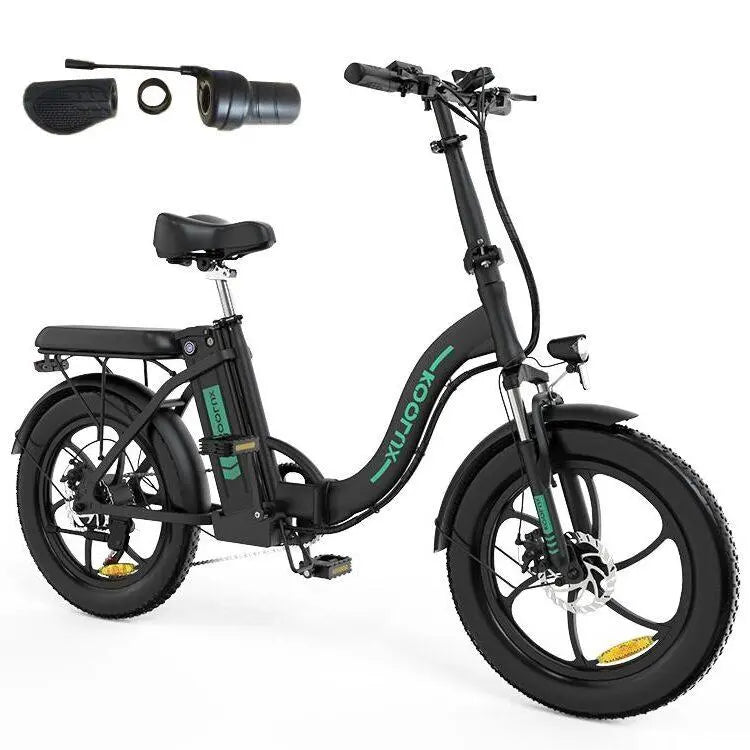 KOOLUX BK6 Foldable Electric-Bike,Throtlle Included