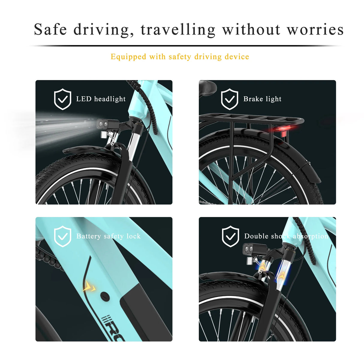 RCB G5 Elektrofahrrad für Erwachsene (RCB App & NFC E Bike)