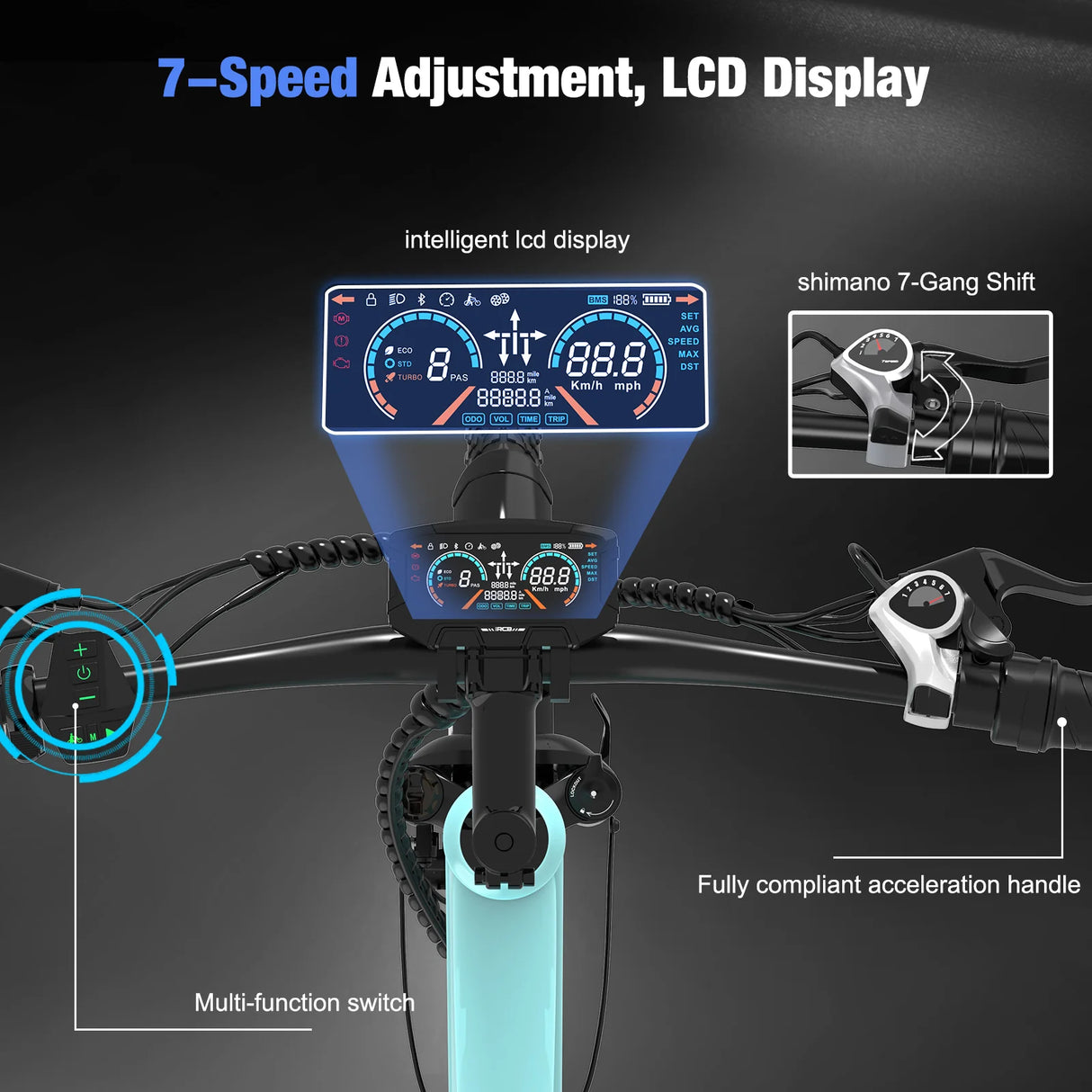 RCB G5 Elektrofahrrad für Erwachsene (RCB App & NFC E Bike)