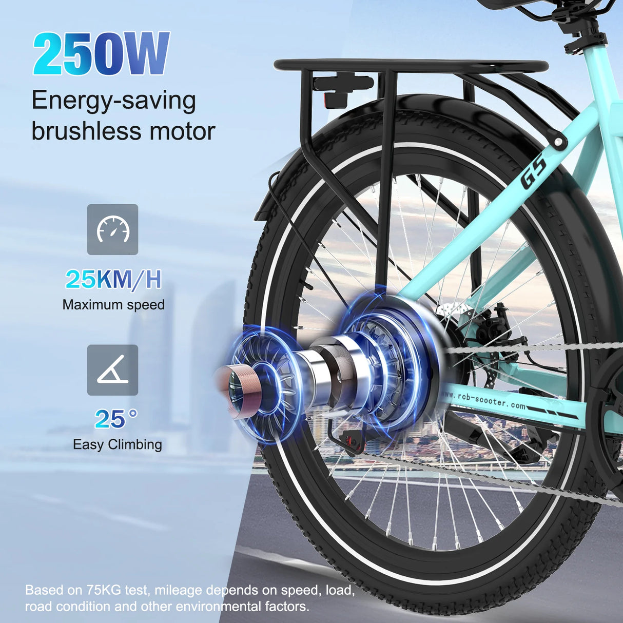 RCB G5 Elektrofahrrad für Erwachsene (RCB App & NFC E Bike)