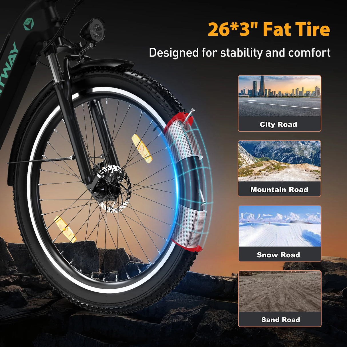 HITWAY BK16 Elektrik Fahrrad