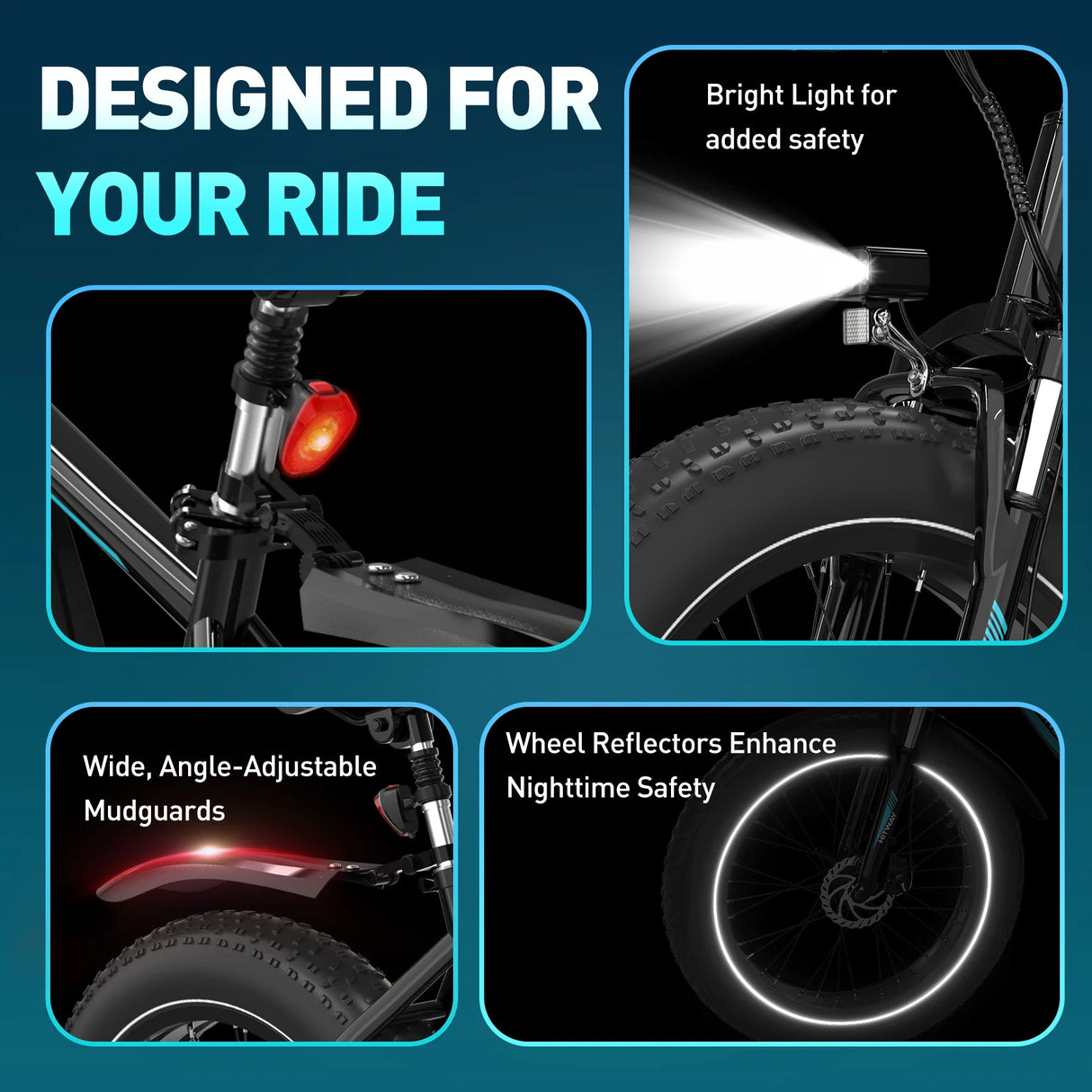 HITWAY BK15 4.0 Fettreifen Elektrofahrrad