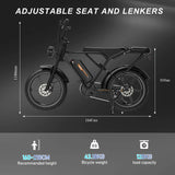 RCB G19 Elektrofahrrad für Erwachsene (RCB App & NFC E Bike)
