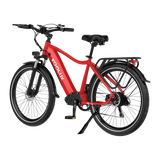 KOOLUX E-Bike X2 Kenda Tyre E-Bike, Red, Lateral Image3