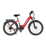 KOOLUX E-Bike X2 Kenda Tyre E-Bike, Red, Positive Image