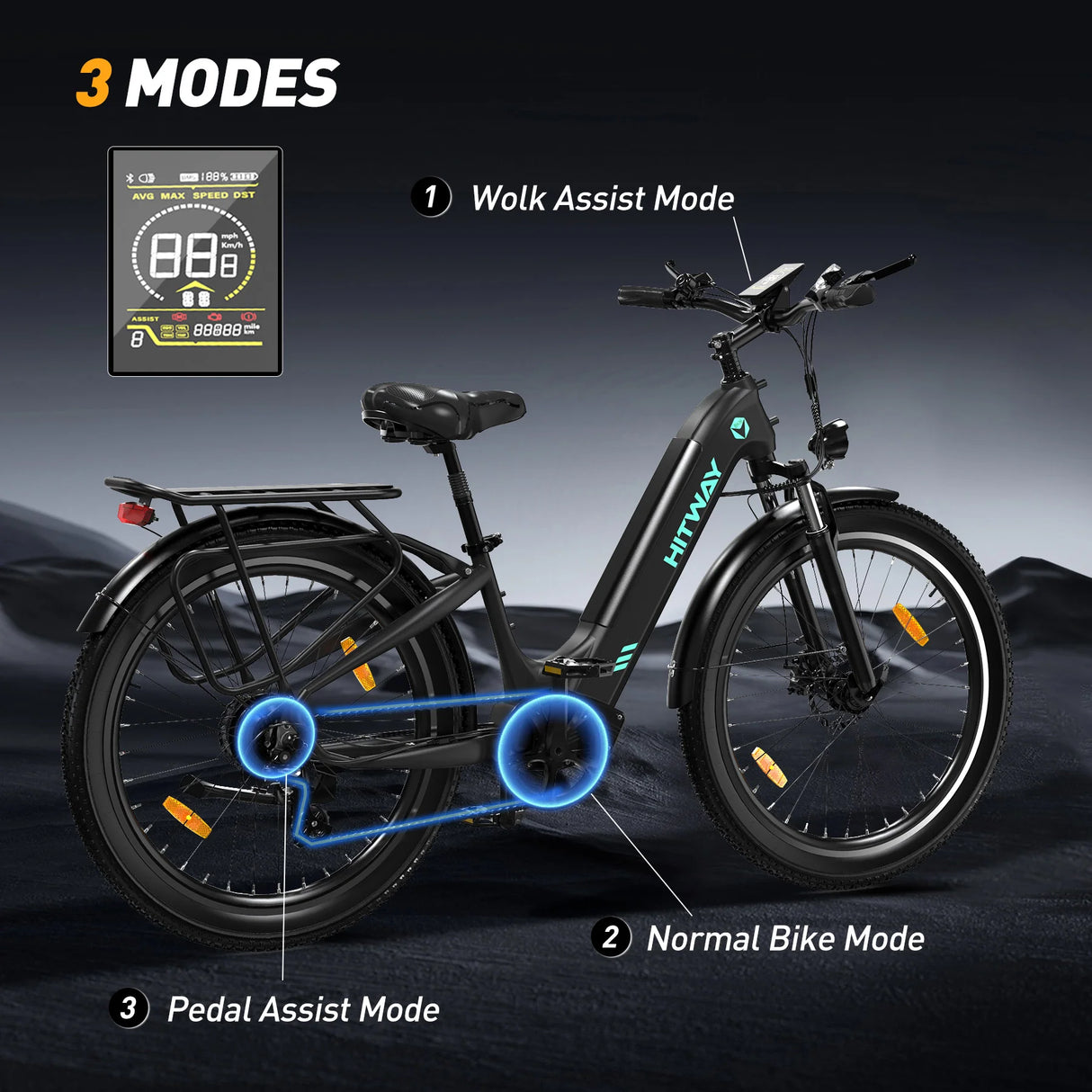HITWAY BK16 Elektrik Fahrrad