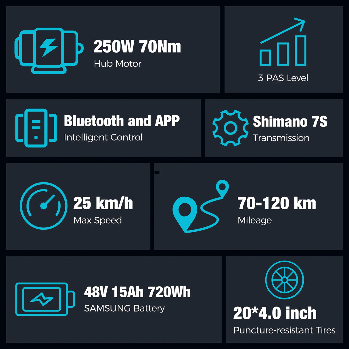 HITWAY BK10S Pro Faltbares Elektrofahrrad