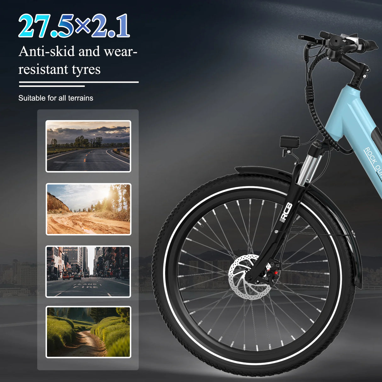 RCB G6 Elektrofahrrad für Erwachsene (RCB App & NFC E Bike)